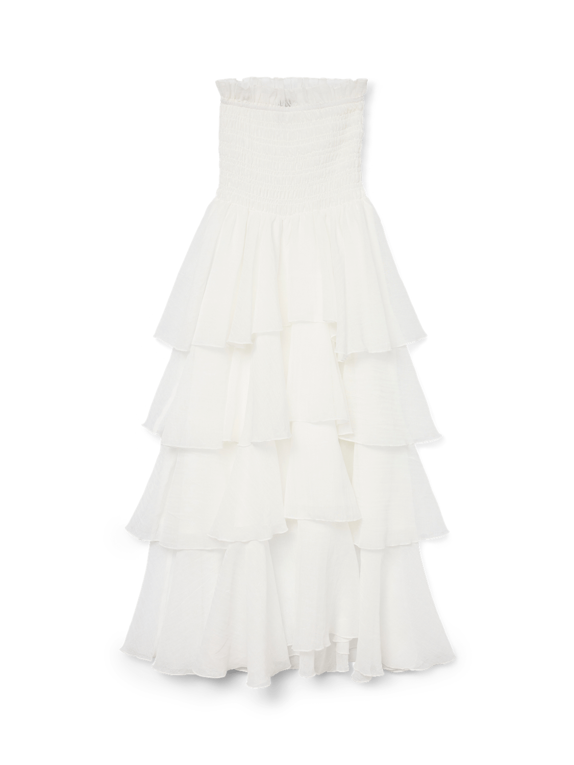 VMDELILAH Long Dress - Star White - VERO MODA & VILA Bergvik